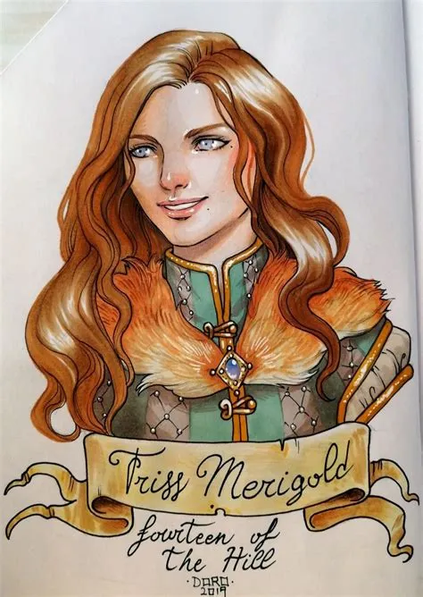 Is triss ginger in the books