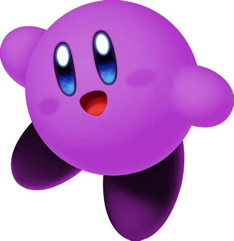 Is kirby pink or purple