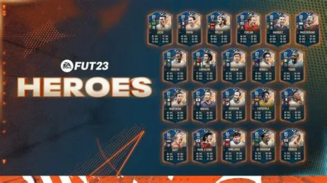 Do the fut hero cards get upgraded