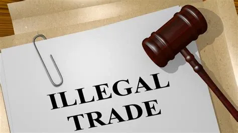 What is trading illegally