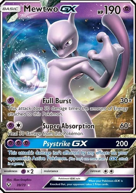 How many mewtwo cards are there