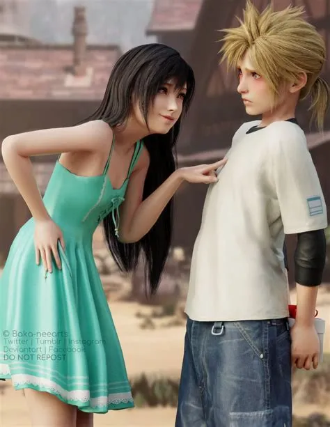 What is tifa and cloud relationship