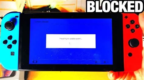 Can nintendo switch be blocked