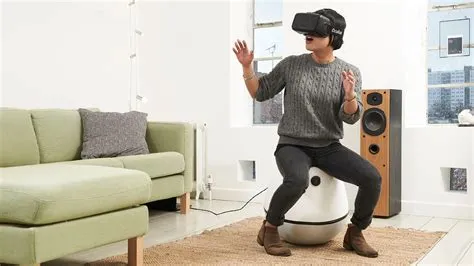 How do you sit in vr