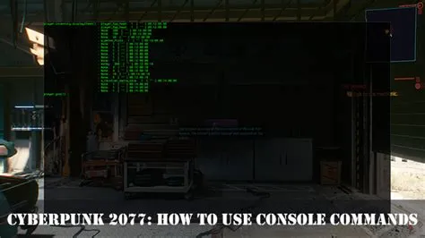 How do you open the debug console in cyberpunk 2077