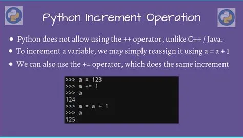 What is increment by 1