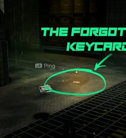 What is the forgotten keycard for