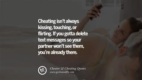 Is flirt texting cheating