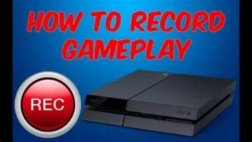 Does ps4 automatically record gameplay?