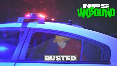 What happens if you get busted in nfs unbound