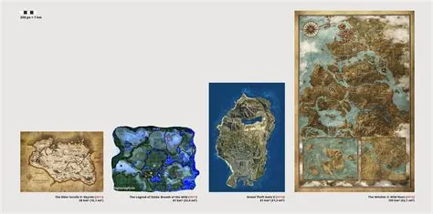 Is skyrim map bigger than zelda