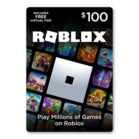 How much robux is in a 100 dollar gift card