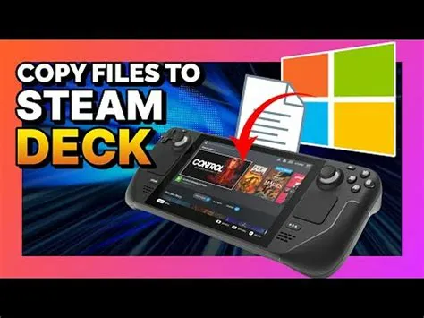 Can i transfer files from pc to steam deck via usb