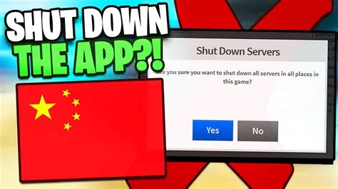 Why did china shut down roblox