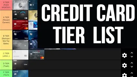 What is a tier 1 credit card