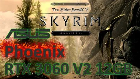 Can a 3060 run 4k skyrim