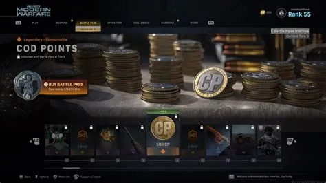 Can you get cod points from modern warfare