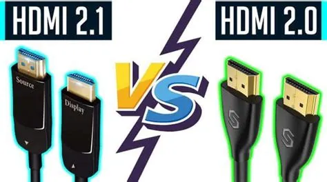 What is the difference between hdmi 2.0 and 2.1 hz