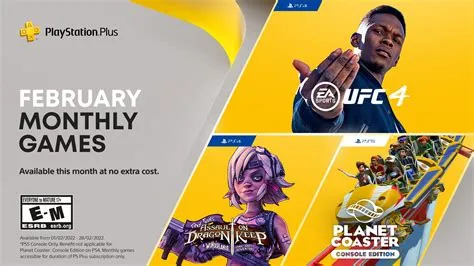 What is free ps plus february 2023