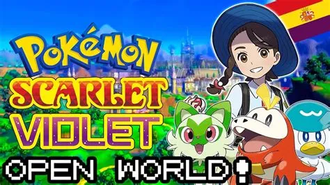 How does pokemon scarlet and violet open-world work