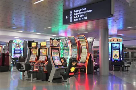 How much does las vegas airport make on slot machines