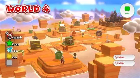 How many levels are in mario 3d world