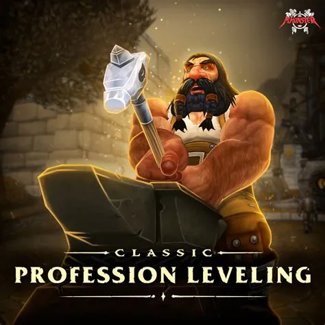 Does classic wow boost level professions