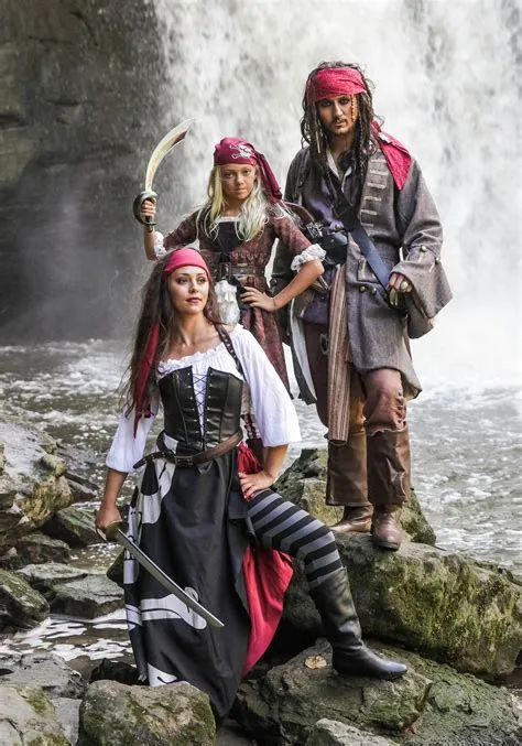 Why did female pirates dress like men