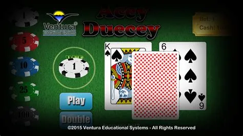 How do you play acey deucey card game