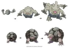 What evolves into golem?