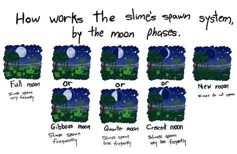 Do slimes spawn on full moon