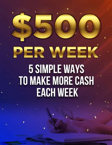 Is it possible to make 500 a week