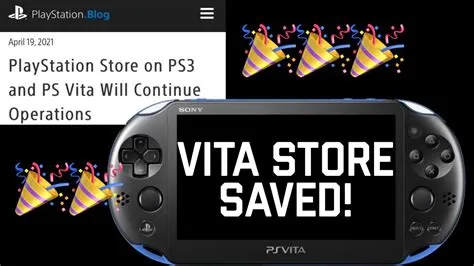 Did sony close the ps vita store