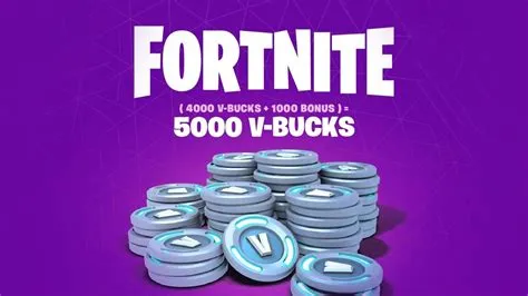 What does 5000 v-bucks get you in fortnite