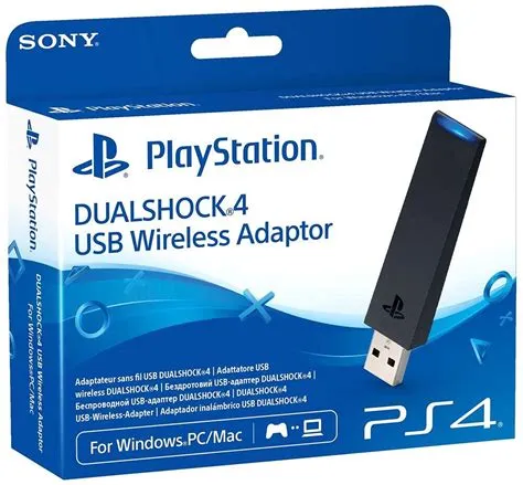 Does dualshock 4 come with wireless adapter