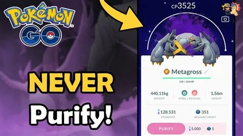 What pokémon cost 1000 to purify