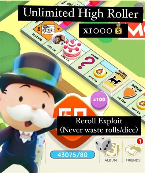 Can you reroll in monopoly