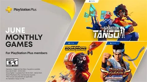 What are the free games for ps5 june