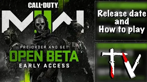 Is mw2 early access open