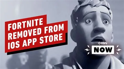 Did fortnite delete on ios