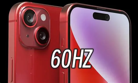 Why is iphone 14 still 60hz