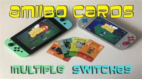 Can you use amiibo cards on multiple switches