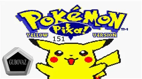 Does pokémon yellow have all 151