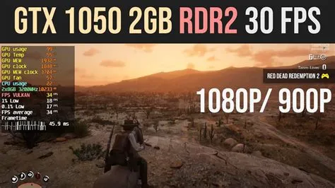 How much fps does gtx 1050 have