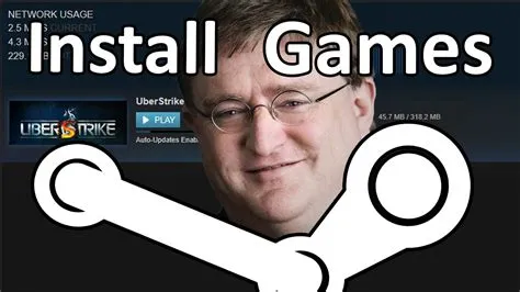 Can you install games offline on steam