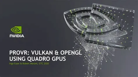 Is nvidia better with opengl or vulkan