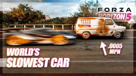 What is the slowest car forza horizon 4