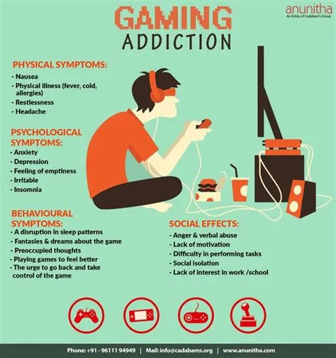 What are the stages of online gaming addiction