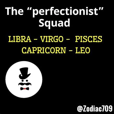 Which zodiac is the perfectionist