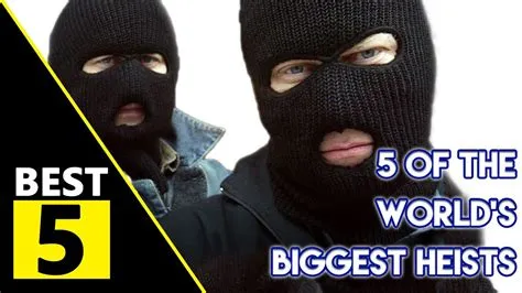 What is the worlds biggest heists